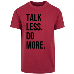 T-Shirt TALK LESS DO MORE Logo Noir
