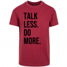 T-Shirt TALK LESS DO MORE Logo Noir