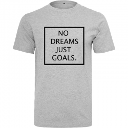 T-Shirt NO DREAMS JUST GOALS Logo Noir