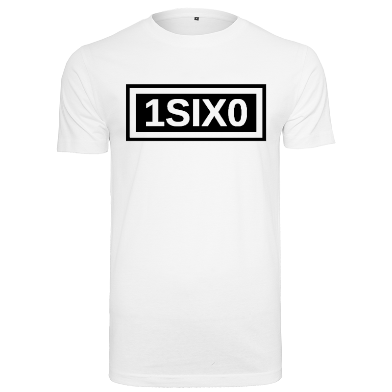 T-shirt 1SIX0 Cadre Double Noir