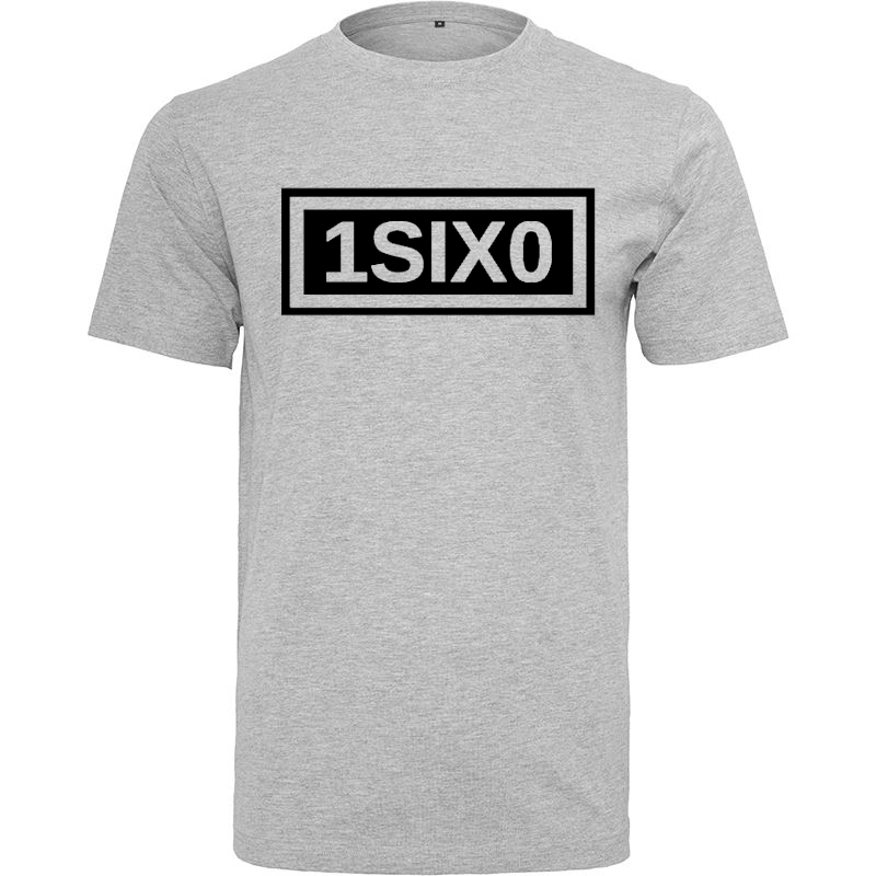 T-shirt 1SIX0 Cadre Double Noir