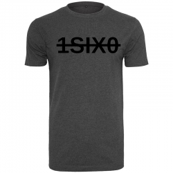 T-Shirt 1SIX0 Barre Logo Noir