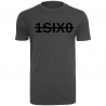 T-Shirt 1SIX0 Barre Logo Noir
