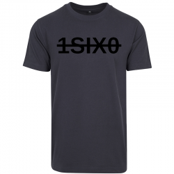 T-Shirt 1SIX0 Barre Logo Noir