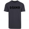 T-Shirt 1SIX0 Barre Logo Noir
