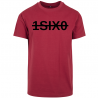 T-Shirt 1SIX0 Barre Logo Noir