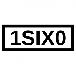 Stickers 1SIX0 Simple Logo...