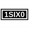 Stickers 1SIX0 Double Logo Blanc ou Noir